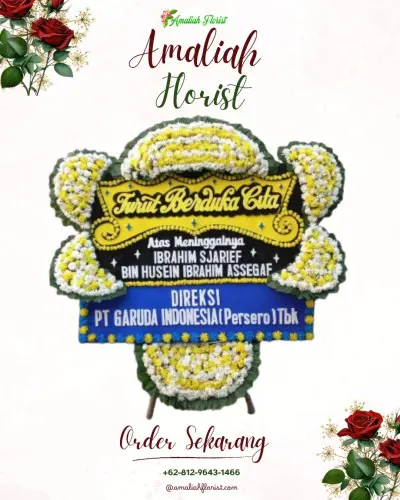 Papan Bunga Duka di Prama Grand Preanger