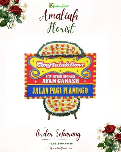 Bunga Papan Congratulation di Prama Grand Preanger